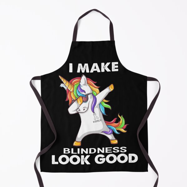 Item preview, I Make Blindness Look Good Cute Unicorn Dabbing Blindness Warrior designed and sold by heppenp.