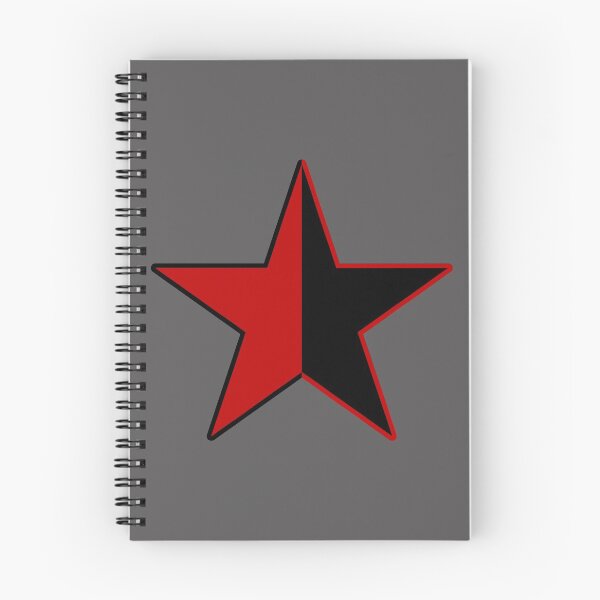 Item preview, Red And Black Star - AnCom, Anarchist, Socialist, Leftist, Communist, Libertarian Socialist designed and sold by SpaceDogLaika.