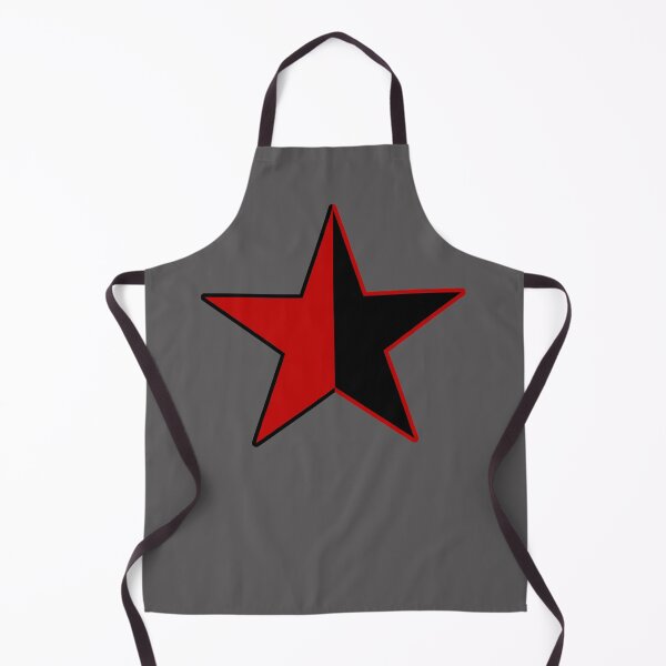 Item preview, Red And Black Star - AnCom, Anarchist, Socialist, Leftist, Communist, Libertarian Socialist designed and sold by SpaceDogLaika.