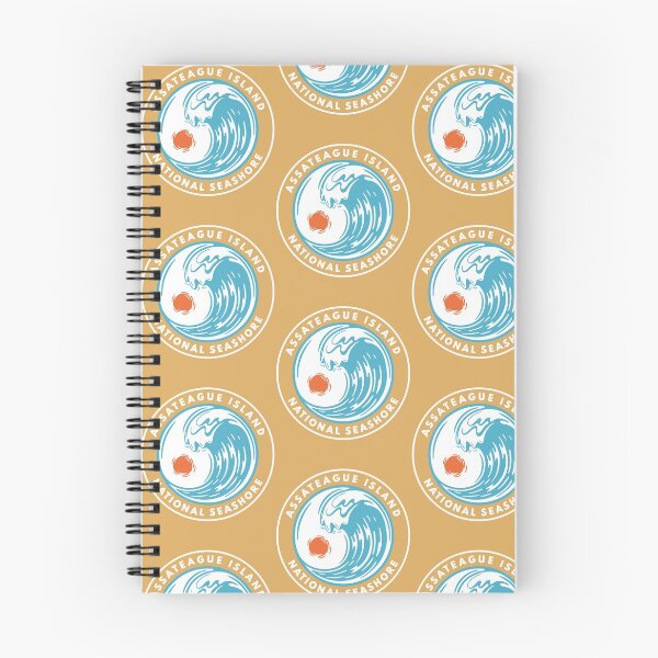 Item preview, Assateague Island National Seashore Beach, Maryland Retro MD Ocean Crashing Wave designed and sold by palmettodigital.