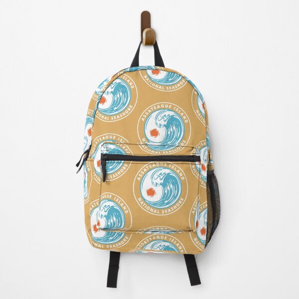 Item preview, Assateague Island National Seashore Beach, Maryland Retro MD Ocean Crashing Wave designed and sold by palmettodigital.