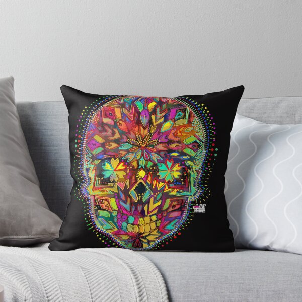 Item preview, Multicolored skull designed and sold by nataliakuruch.