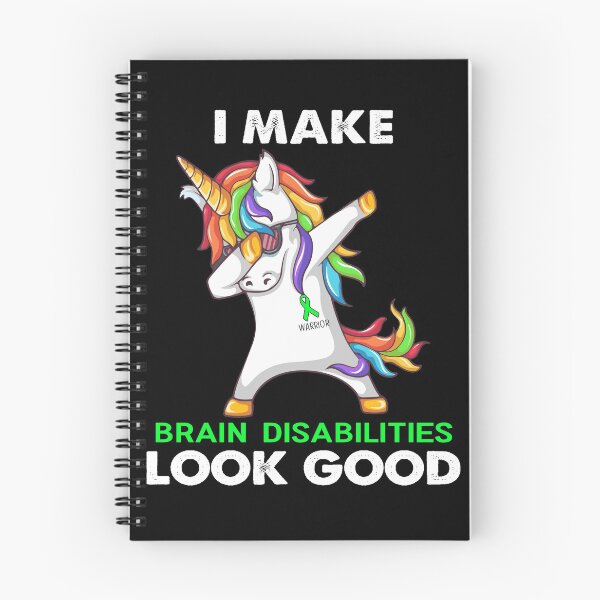 Item preview, I Make Brain Disabilities Look Good Cute Unicorn Dabbing Brain Disabilities Warrior designed and sold by heppenp.