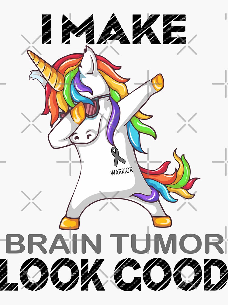 Unicorn Brain Tumor Awareness - I'm A Warrior Brain Tumor