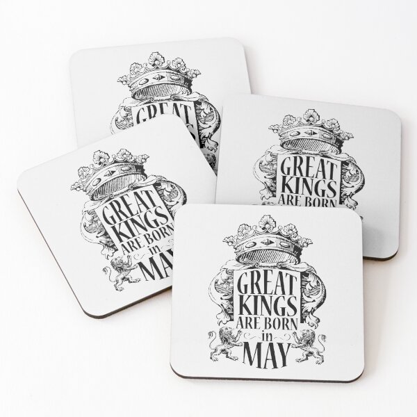 Item preview, Great Kings are born in May (dark) designed and sold by Arteria Mix.