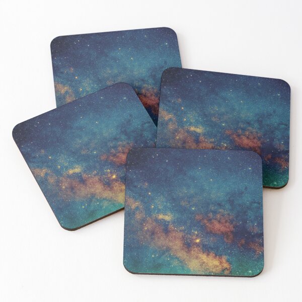 Item preview, galaxy stars space orange design patterns designed and sold by Swiiing.