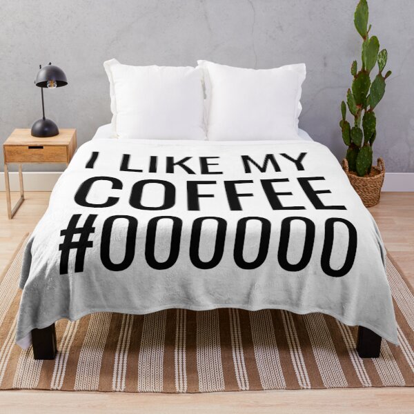 Item preview, I Like My Coffee Black #000000 designed and sold by PseudoEnergy.