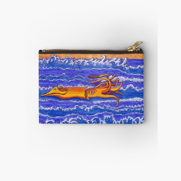 Item preview, 524 - A FLYING SQUID - DAVE EDWARDS - COLOURED PENCILS - 2021 designed and sold by BLYTHART.