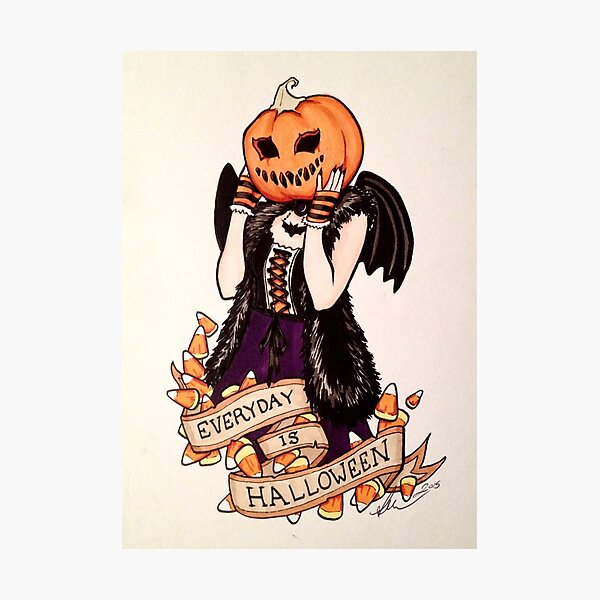 Every Day is Halloween Photographic Print