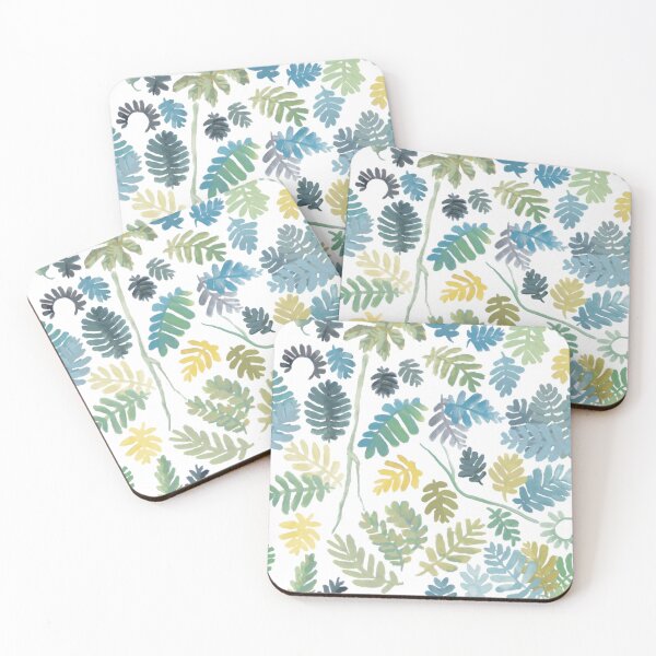 Item preview, Gouache Leaf Pattern designed and sold by YGA Studio.