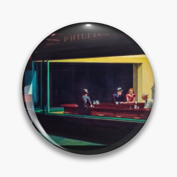 Item preview, Nighthawks - Edward Hopper designed and sold by Zachariahs' Odd Shop.