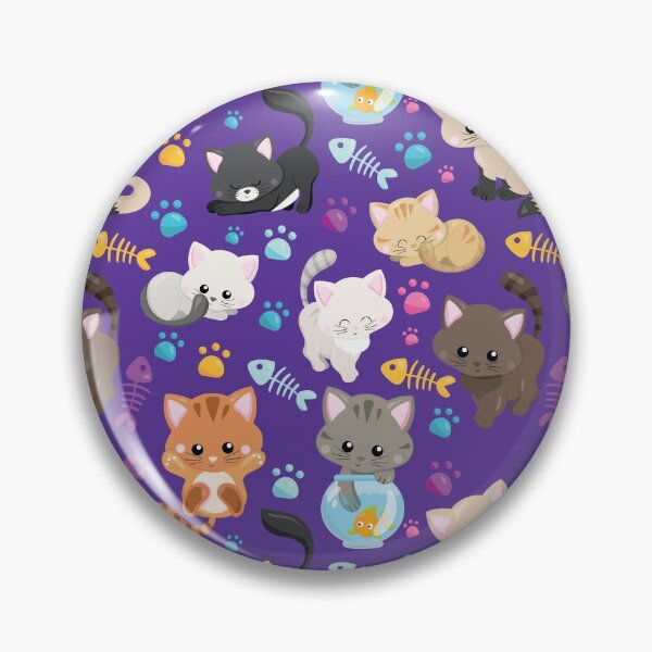 Item preview, Kawaii Cats Pattern designed and sold by TamGustam.