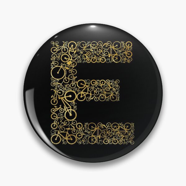 Item preview, Letter E Gold Bicycles  designed and sold by Alladin7.