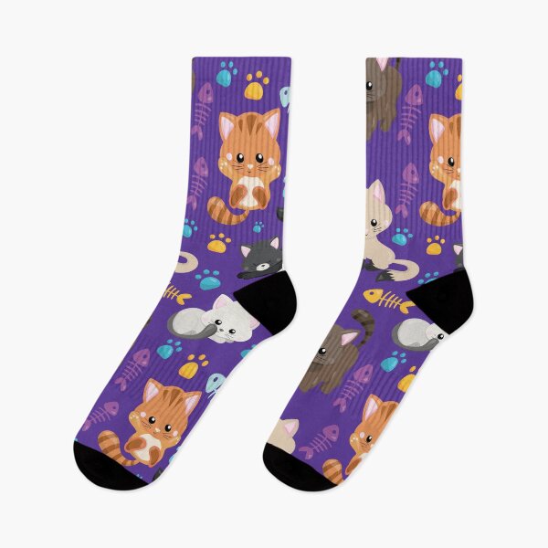 Item preview, Kawaii Cats Pattern designed and sold by TamGustam.
