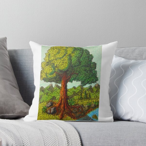 Item preview, Tree art inspirational landscape- nature illustration designed and sold by exiarts.