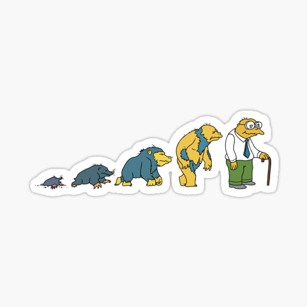 The Ascent of Moleman Sticker