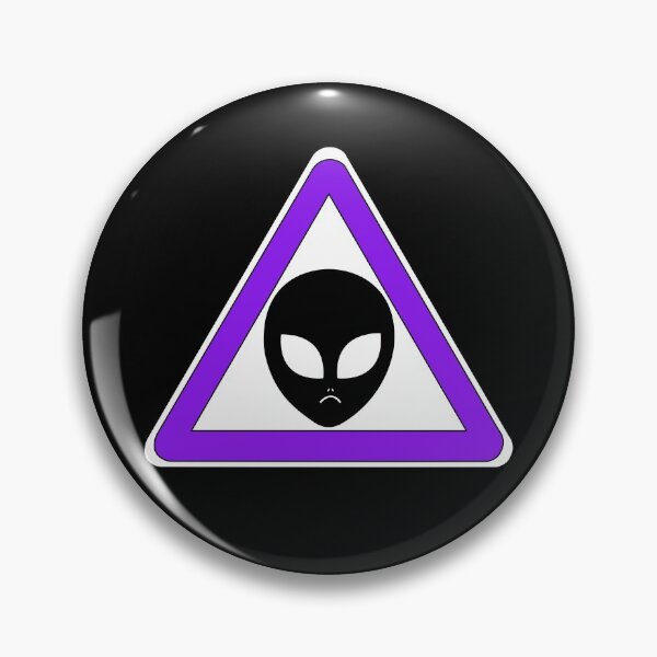 Artikelvorschau, Alien Warnschild entworfen und verkauft von WeirdGhostShop.