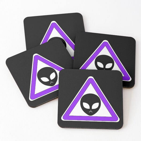 Item preview, Alien Caution Sign  designed and sold by WeirdGhostShop.