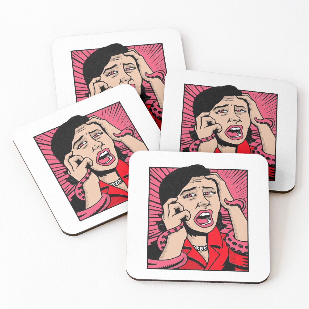 Item preview, Coasters (Set of 4) designed and sold by RedsStickerShop.