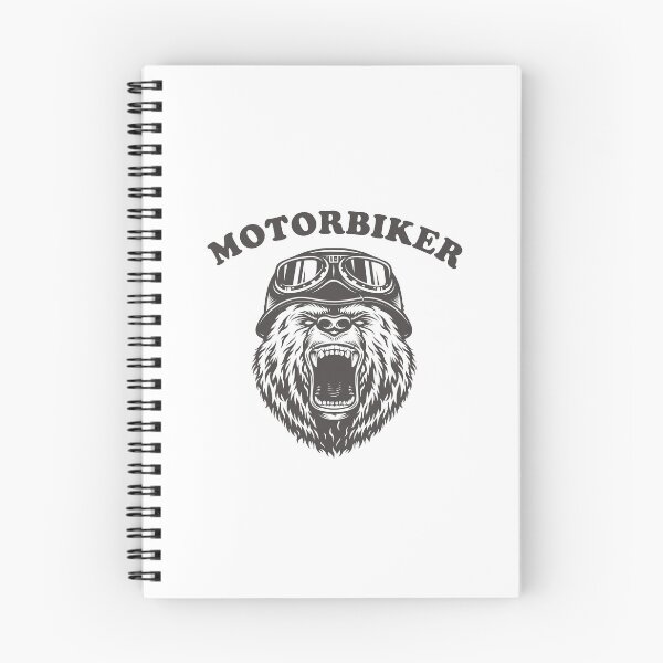 Item preview, Bear motorbiker designed and sold by kikinafashion.