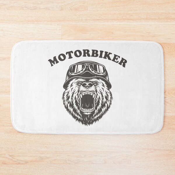 Item preview, Bear motorbiker designed and sold by kikinafashion.