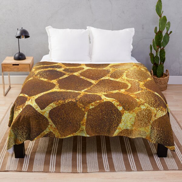 Artikelvorschau, Gold Giraffe Ledermuster entworfen und verkauft von Printedarts.