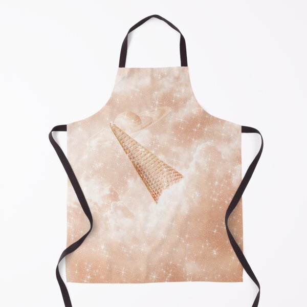 Item preview, Cream Peach Watercolor Pastel Candy Cone Clouds Kawaii designed and sold by Jolly-Yosei.