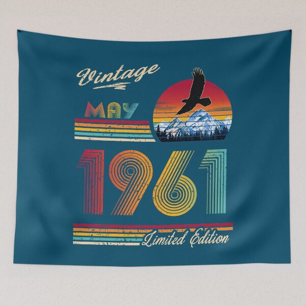 Item preview, Vintage May 1961 Birthday designed and sold by GreenSplash.