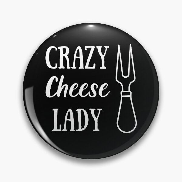 Item preview, Crazy Cheese Lady | Cheese Lover | Cheese Addict | Cheese Gift designed and sold by Presto Prints Design.