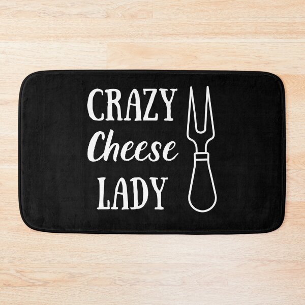 Item preview, Crazy Cheese Lady | Cheese Lover | Cheese Addict | Cheese Gift designed and sold by Presto Prints Design.