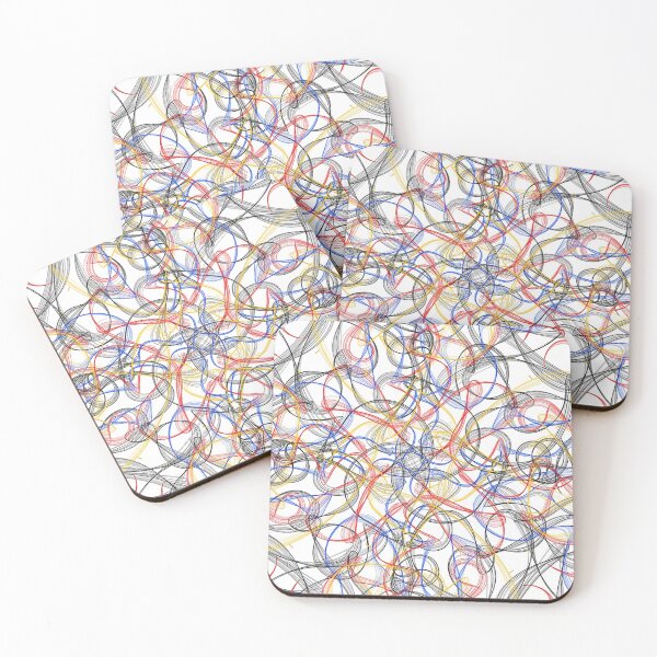 Item preview, Summer multicoloured squiggles  designed and sold by Creativeart1974.