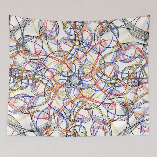 Item preview, Summer multicoloured squiggles  designed and sold by Creativeart1974.