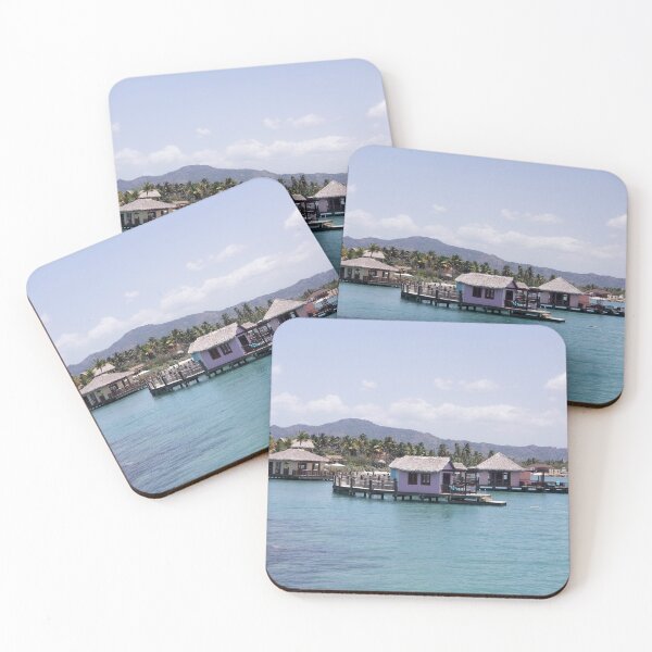 Item preview, Tropical Island Huts designed and sold by MaritzaGoodIdea.