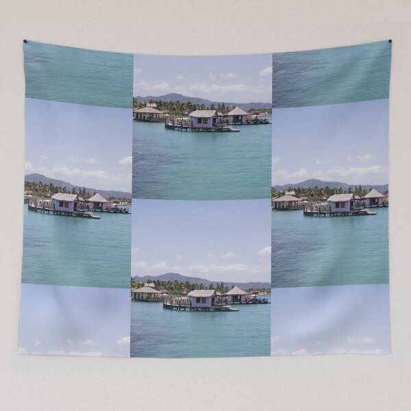 Item preview, Tropical Island Huts designed and sold by MaritzaGoodIdea.