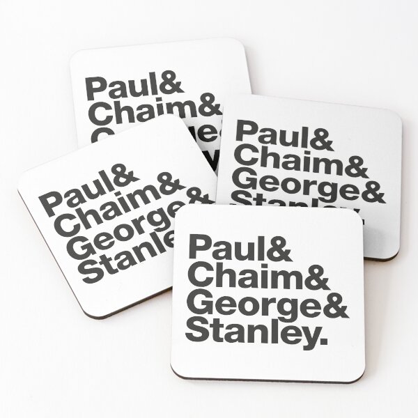 Item preview, Paul & Chaim & George & Stanley Black designed and sold by watermelon-ca.