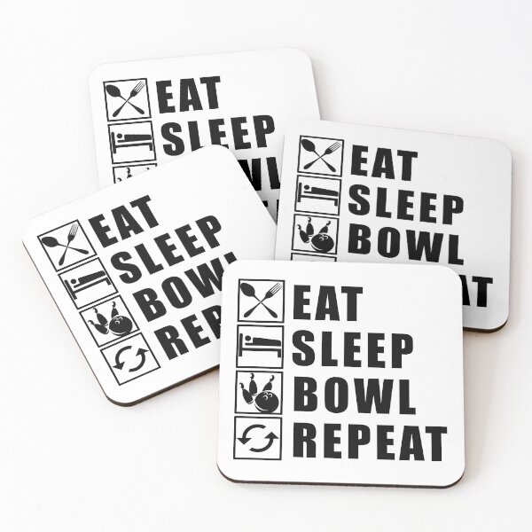 Item preview, Eat Sleep Bowl Repeat designed and sold by Adel Qasem.