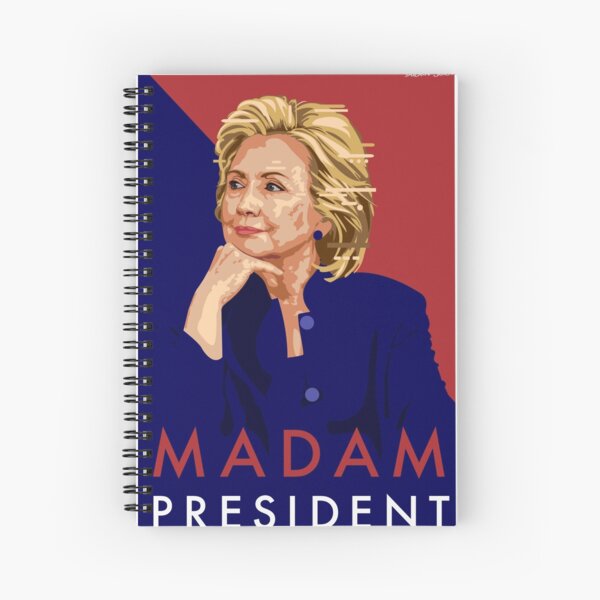 Hillary Illustration Spiral Notebook