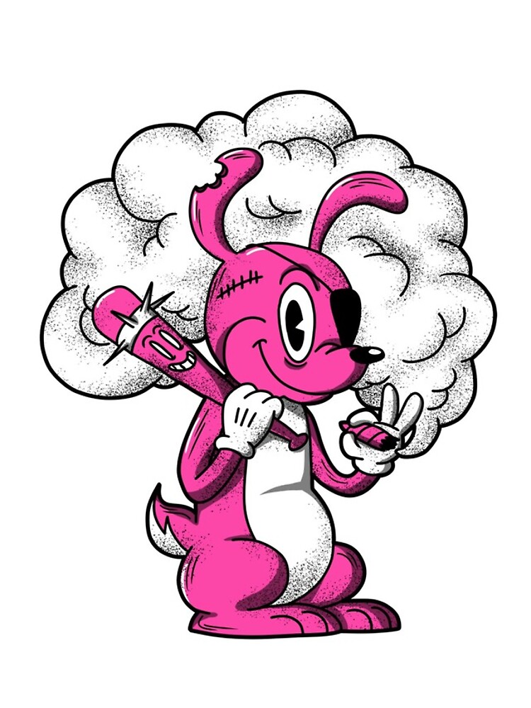 Thumbnail 4 of 4, iPhone Case, Badass Bunny designed and sold by RedsStickerShop.