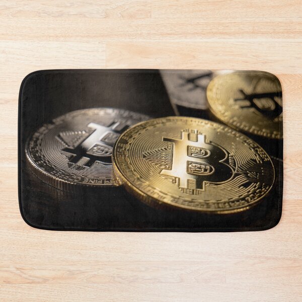 Item preview, Fancy Shmancy Gold BITCOINS Crypto Rich (for HODLers only) designed and sold by PicnicEggStyle.