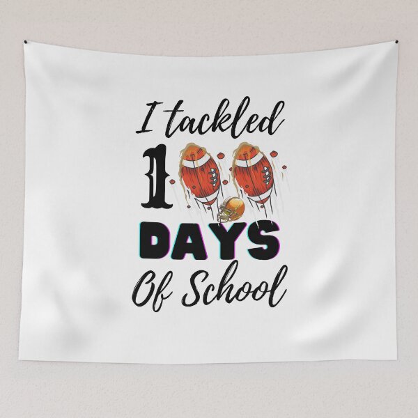Item preview, I Tackled 100 Days Of School Football 100th Day Gifts Boys Girls designed and sold by MoradovT-shirt.