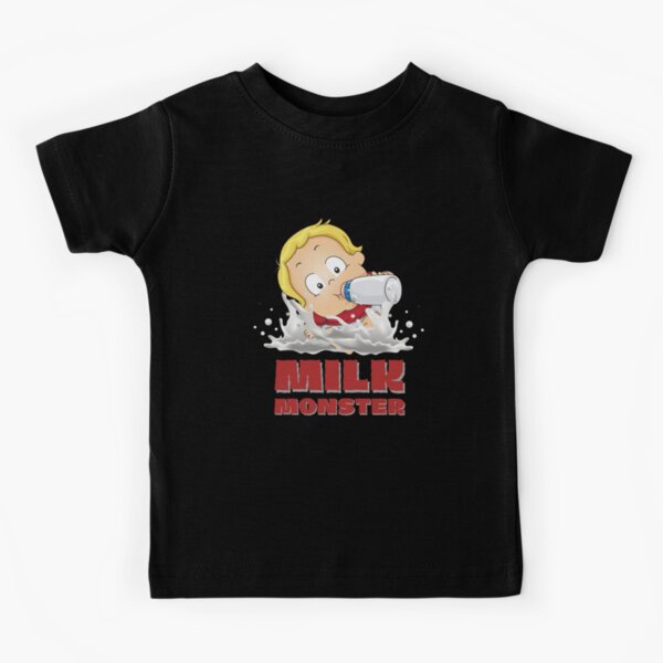 Milk Monster in Red Kids T-Shirt