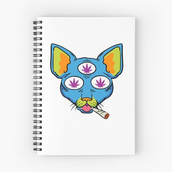 Item preview, Stoned Alien Cat designed and sold by RedsStickerShop.