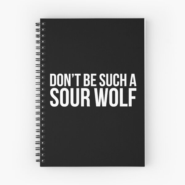 Item preview, Sour Wolf - white text designed and sold by sstilinski.