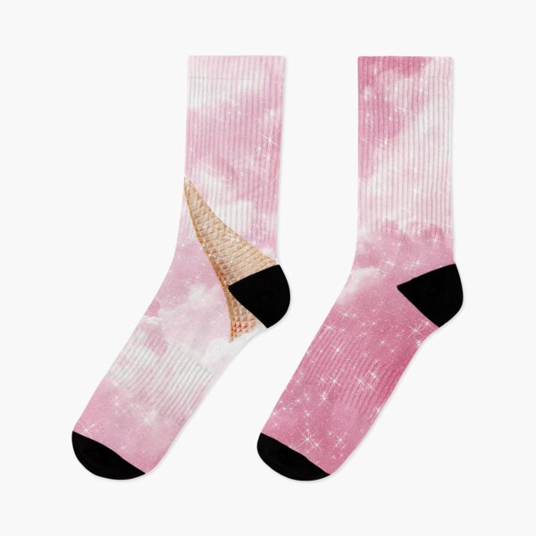 Item preview, Pink Watercolor Pastel Candy Cone Clouds Kawaii designed and sold by Jolly-Yosei.