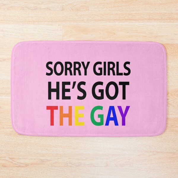 Item preview, Sorry Girls He's Got The Gay Pride Graphic designed and sold by conceptcreature.
