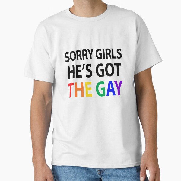Item preview, Désolé les filles, il a le graphique de la fierté gay designed and sold by conceptcreature.