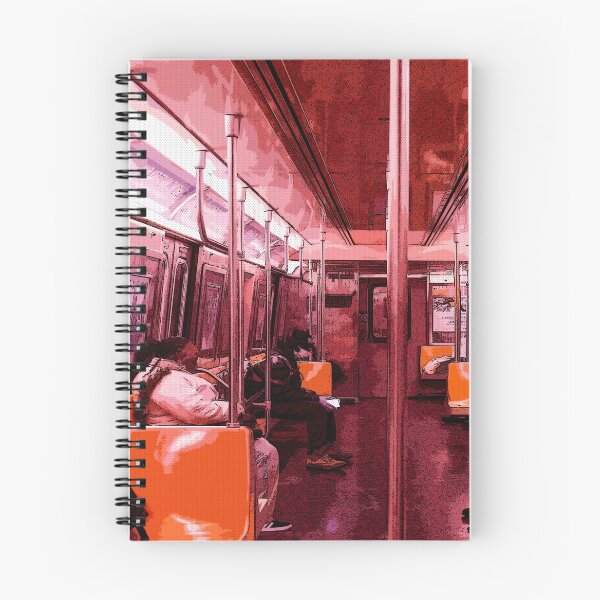 Item preview, subway train comics - digital paint designed and sold by RazzArt.