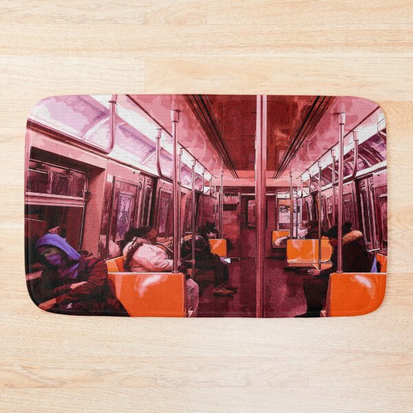 Item preview, cómics de tren de metro - pintura digital designed and sold by RazzArt.