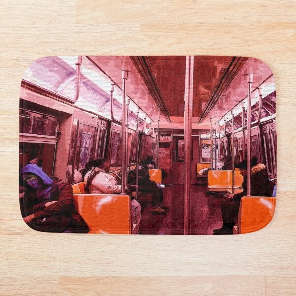 Item preview, subway train comics - digital paint designed and sold by RazzArt.