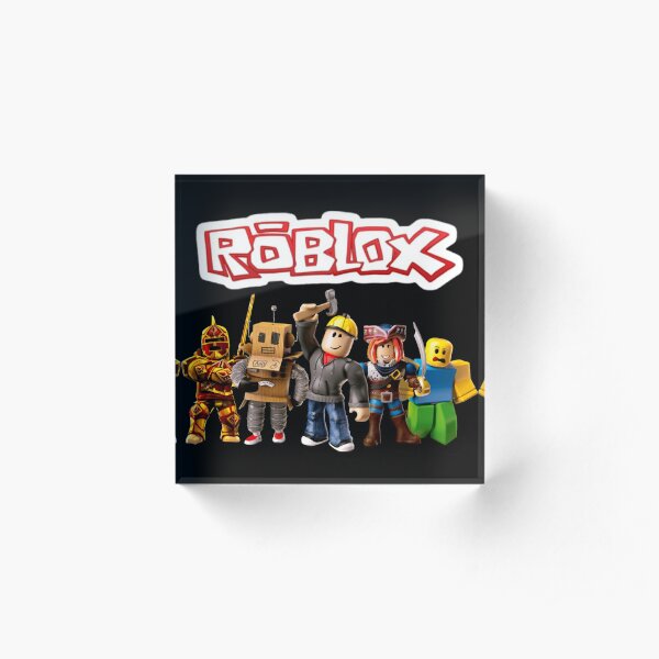 Roblox Gameplay Acrylic Blocks Redbubble - roblox danganronpa playthrough music id